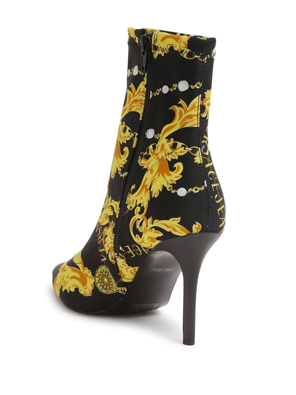 VERSACE JEANS COUTURE-OUTLET-SALE-Ankle Boots SCHWARZ-ARCHIVIST