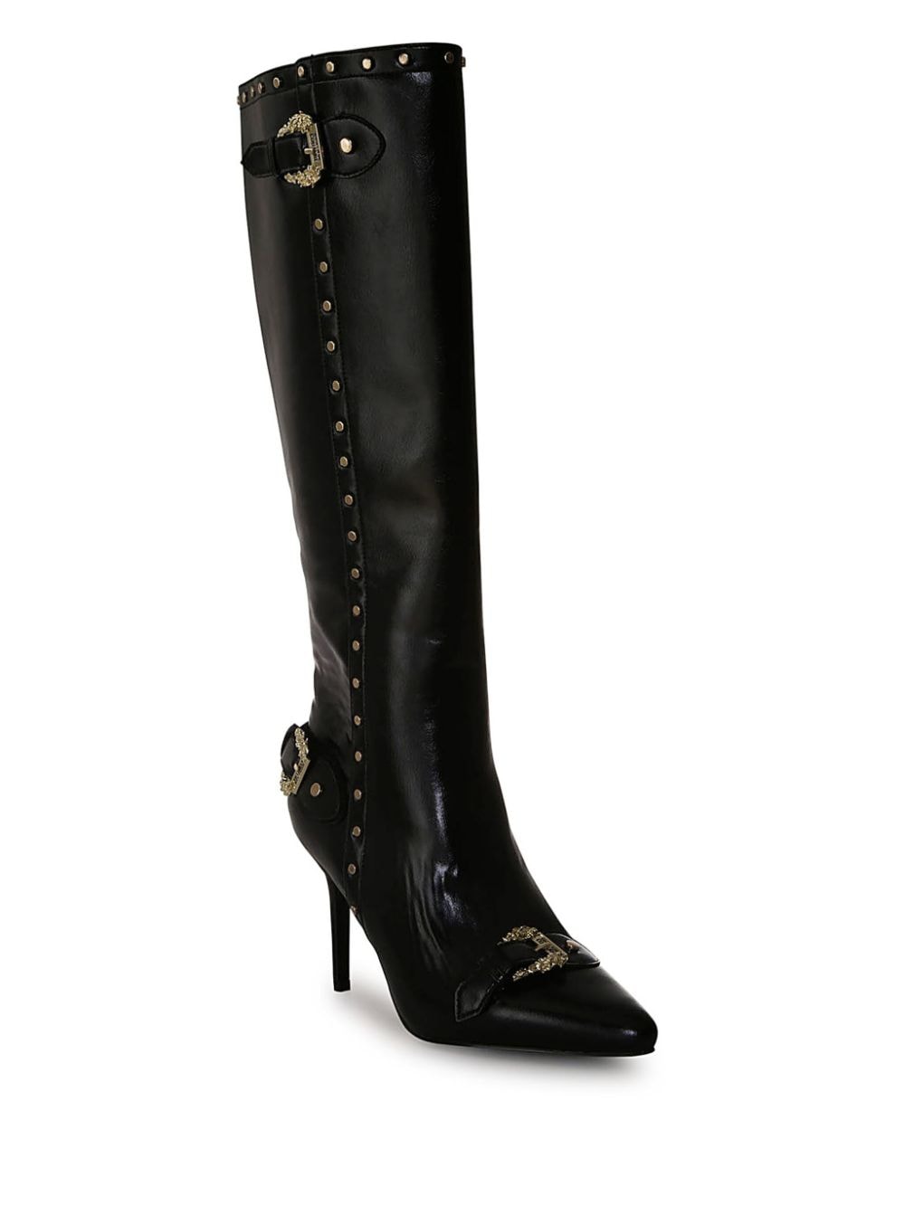 VERSACE JEANS COUTURE-OUTLET-SALE-Ankle Boots SCHWARZ-ARCHIVIST