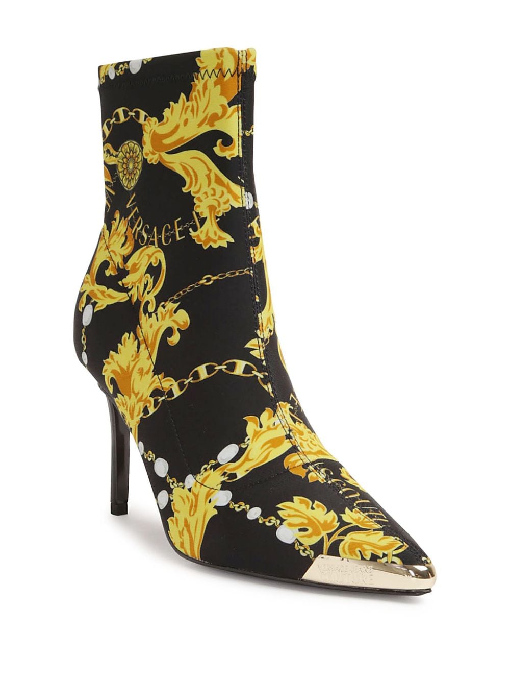 VERSACE JEANS COUTURE-OUTLET-SALE-Ankle Boots SCHWARZ-ARCHIVIST