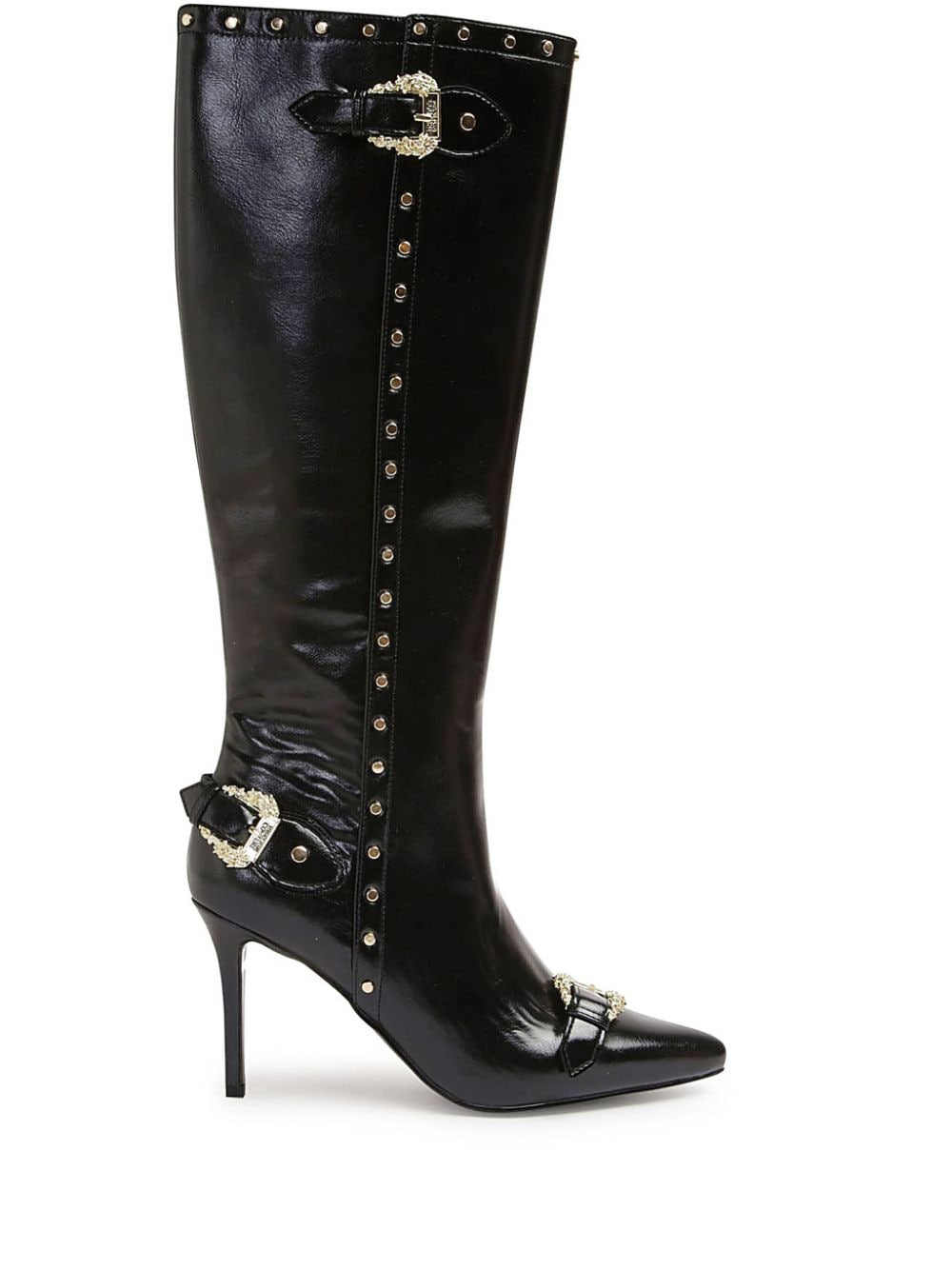 VERSACE JEANS COUTURE-OUTLET-SALE-Ankle Boots SCHWARZ-ARCHIVIST