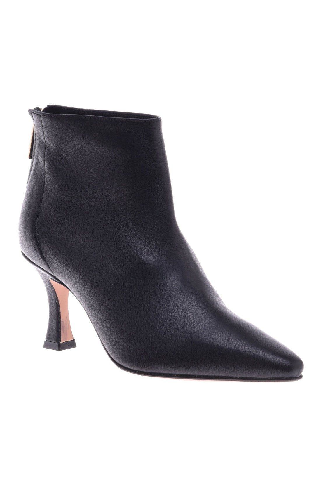 Ankle boot in black nappa leather