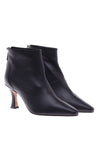 Ankle boot in black nappa leather