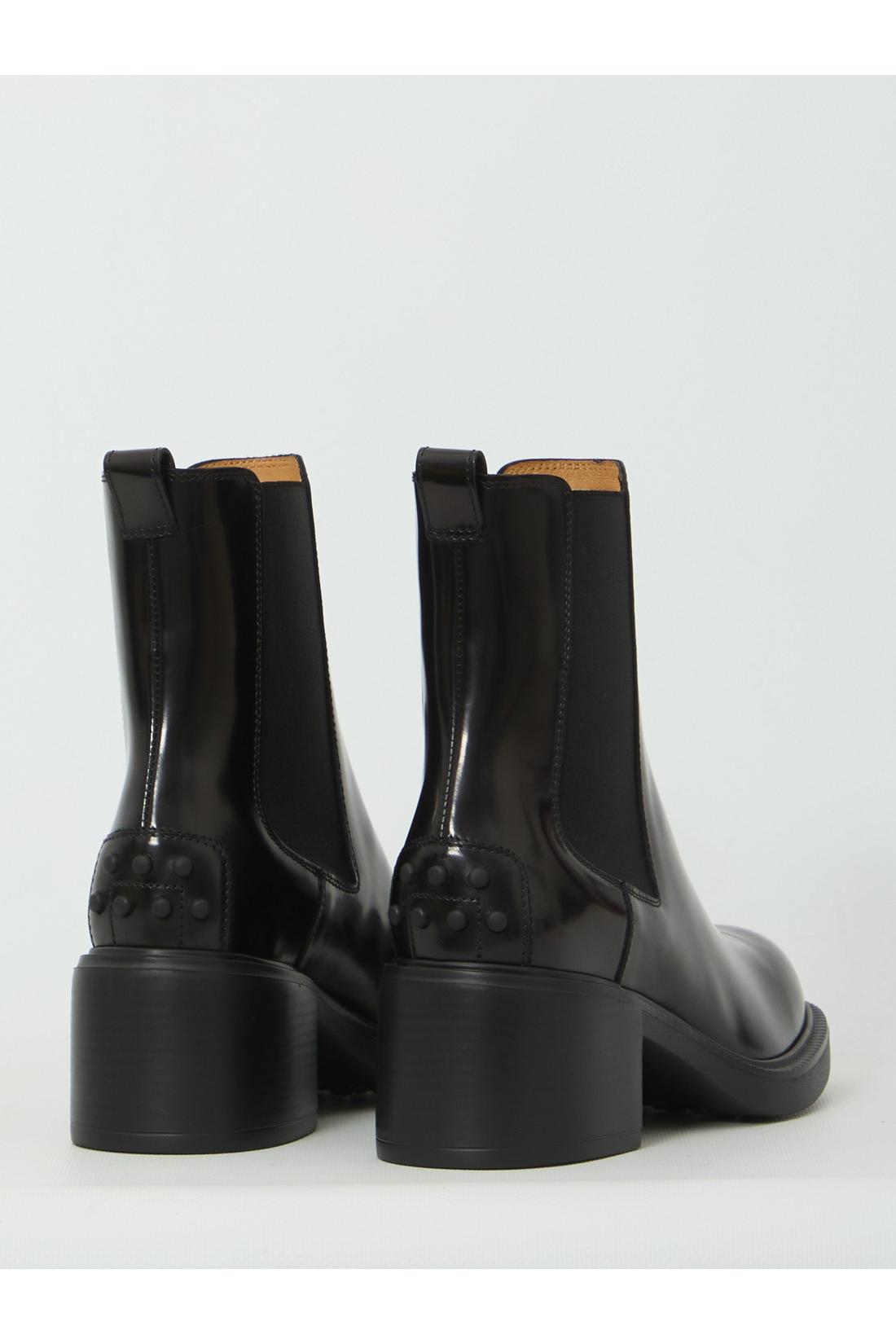 Tod'S-OUTLET-SALE-Ankle boot in leather-ARCHIVIST