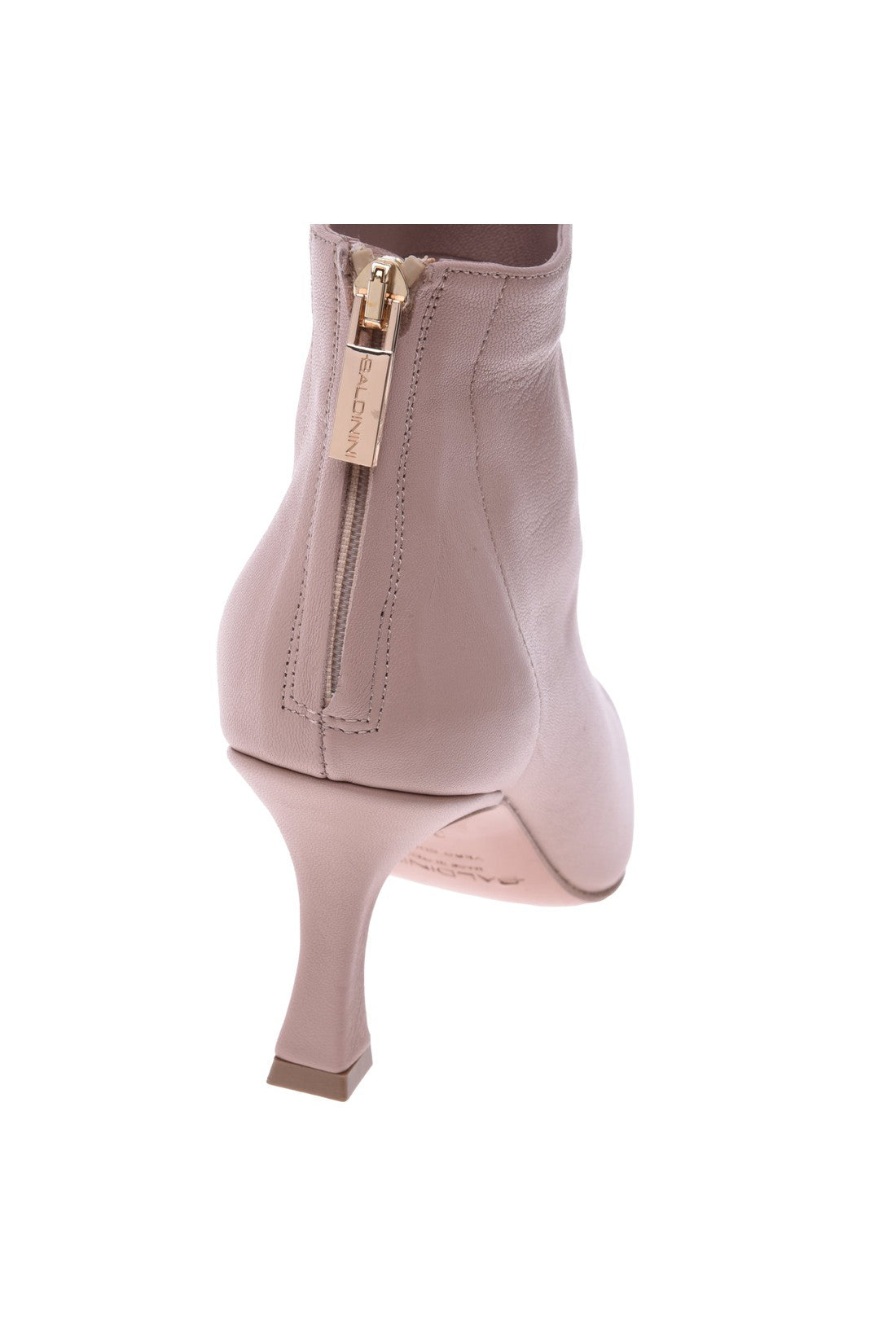 Ankle boot in nude nappa leather