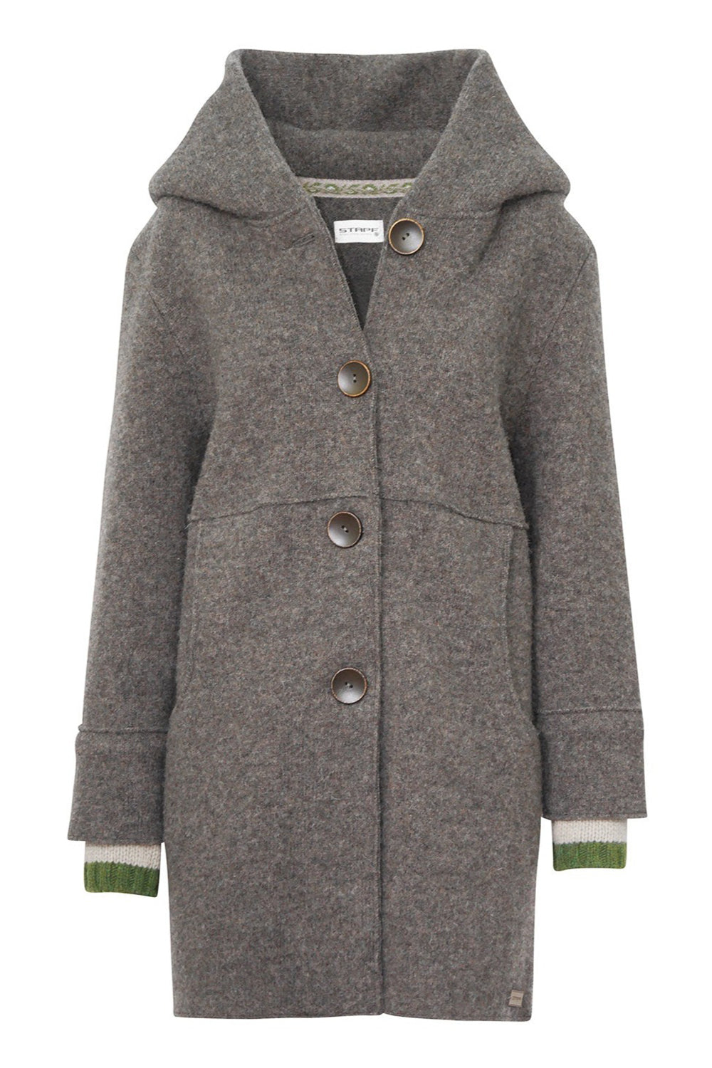 Damen Walkmantel Annika-Jacken & Mäntel-Stapf Tirol-OUTLET-XS-grau-ARCHIVIST-ARCHIVE-SALE