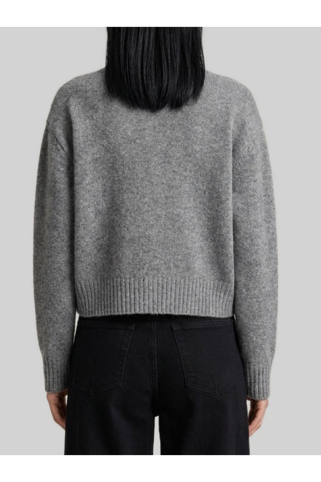 Loulou De Saison-OUTLET-SALE-Anthracite Remus cardigan-ARCHIVIST