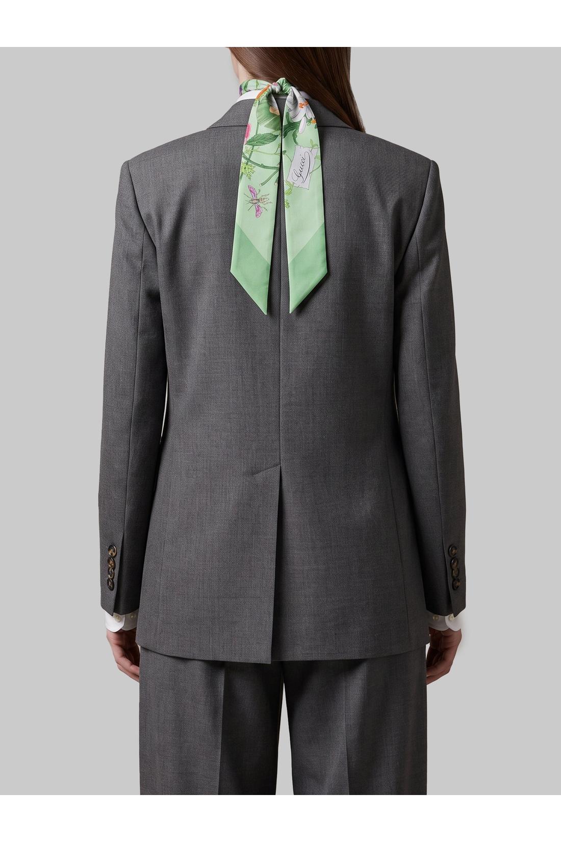 Sutton new york-OUTLET-SALE-Anthracite double-breasted jacket-ARCHIVIST