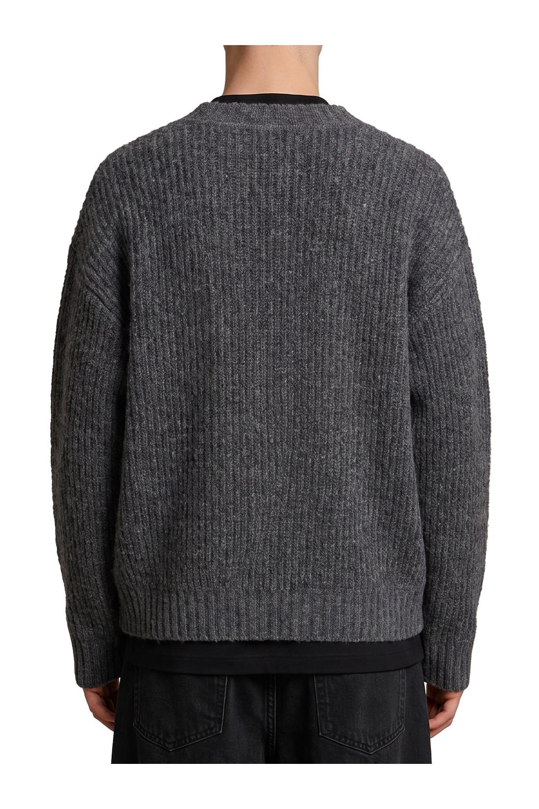 Roberto collina-OUTLET-SALE-Anthracite wool cardigan over-ARCHIVIST