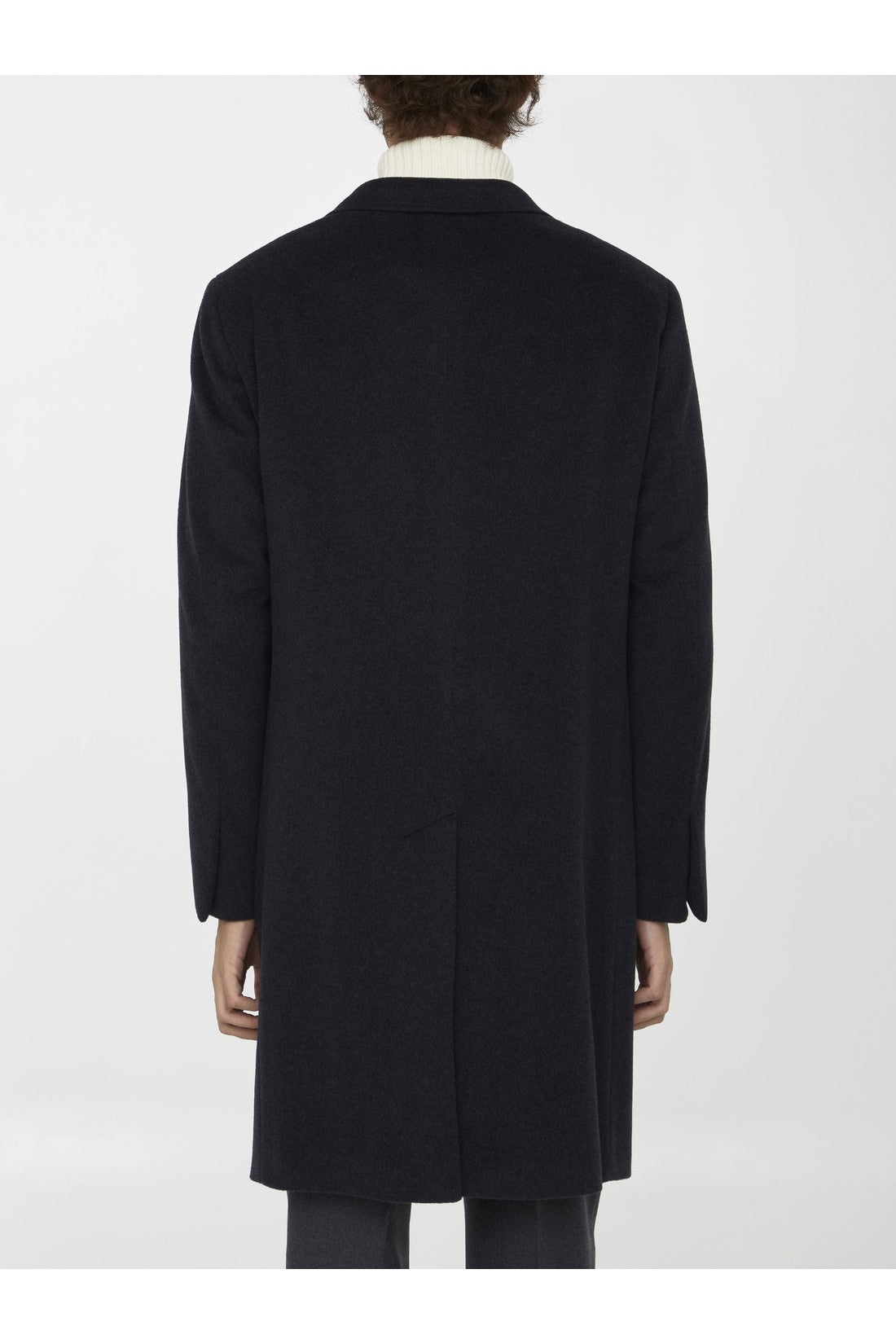 TONELLO-OUTLET-SALE-Anthracite wool coat-ARCHIVIST