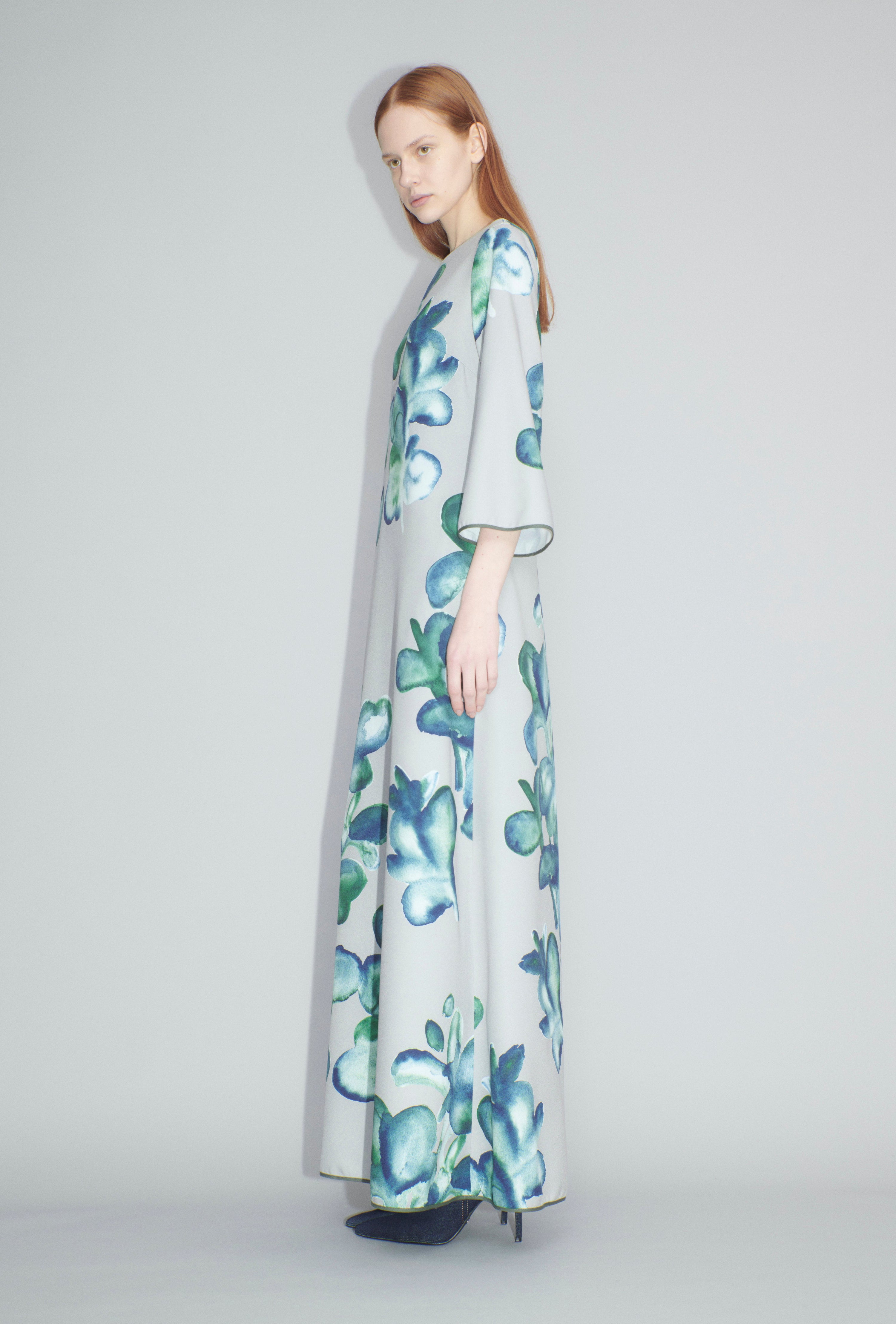 Aquarell Flowers Kleid-Kleider & Röcke-Odeeh-ARCHIVIST