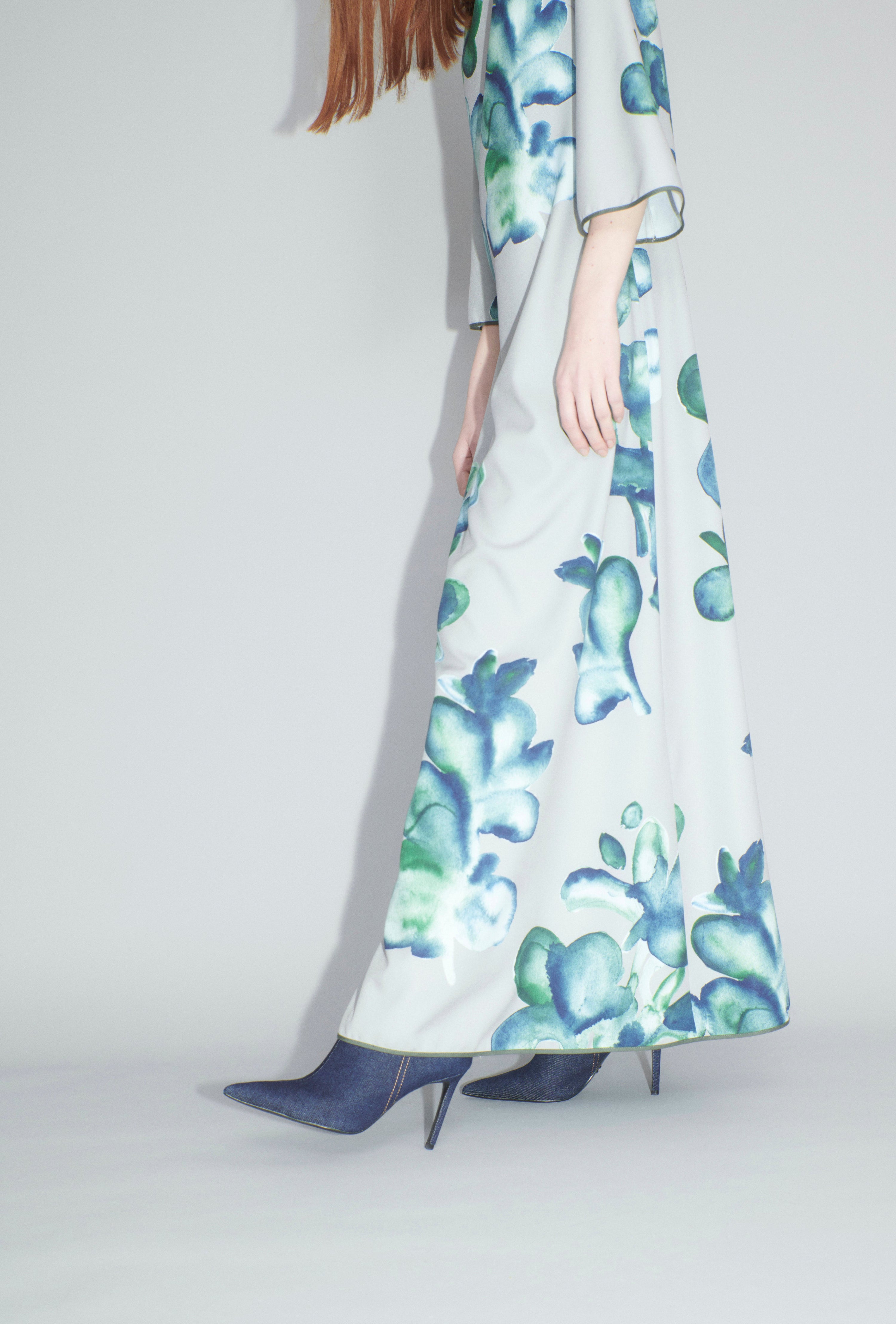 Aquarell Flowers Kleid-Kleider & Röcke-Odeeh-ARCHIVIST