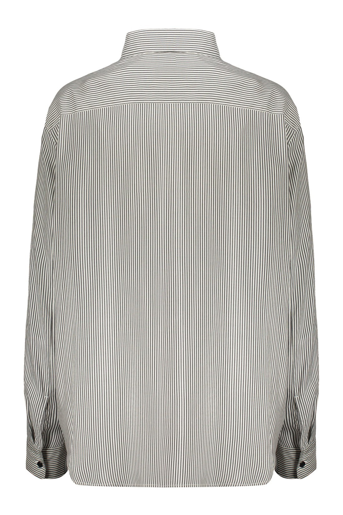 Khaite-OUTLET-SALE-Argo striped silk shirt-ARCHIVIST