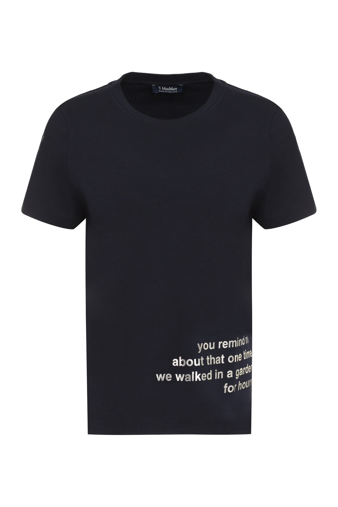 S MAX MARA-OUTLET-SALE-Aris Cotton crew-neck T-shirt-ARCHIVIST