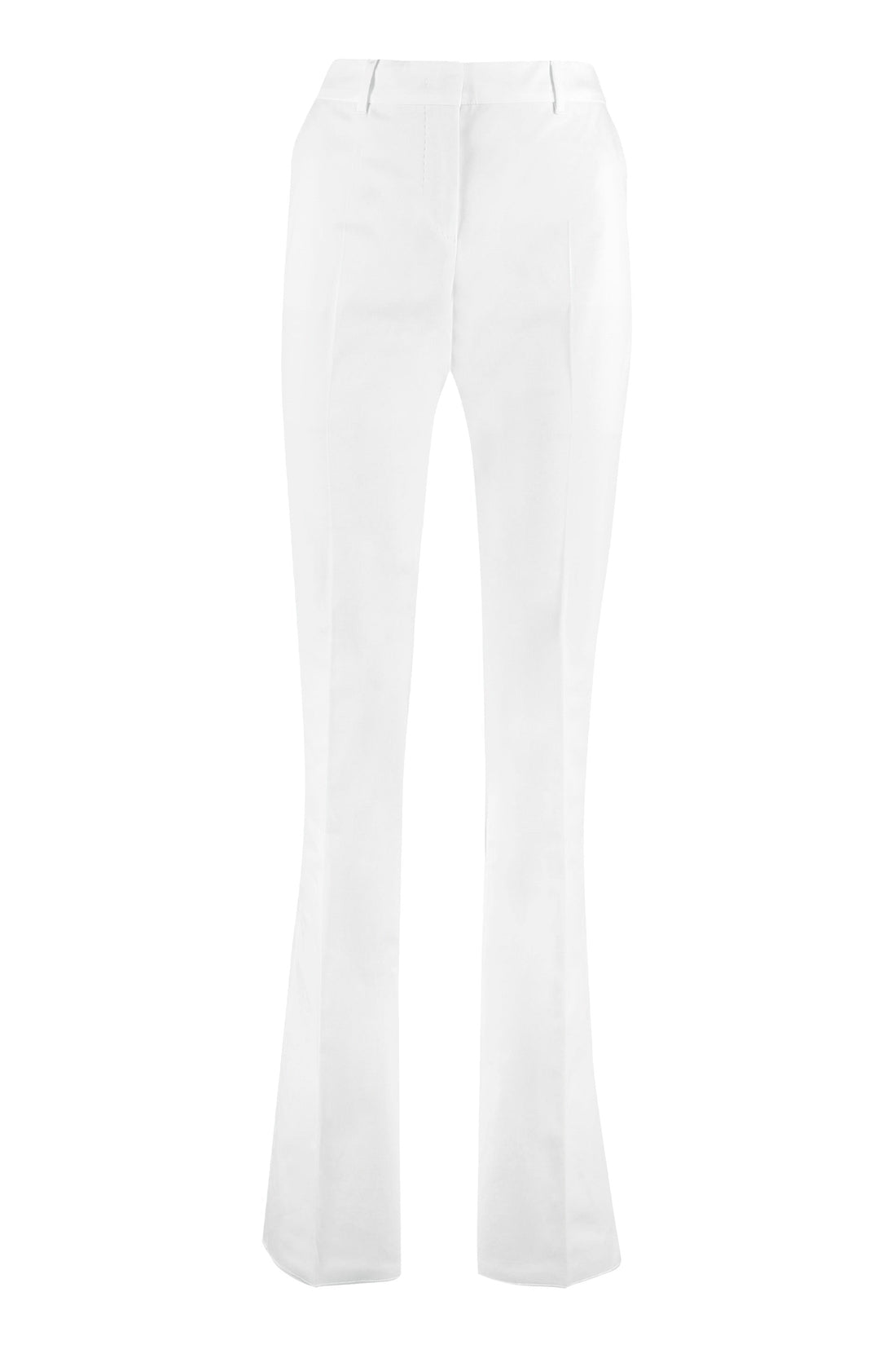 Max Mara-OUTLET-SALE-Armilla cotton gabardine trousers-ARCHIVIST