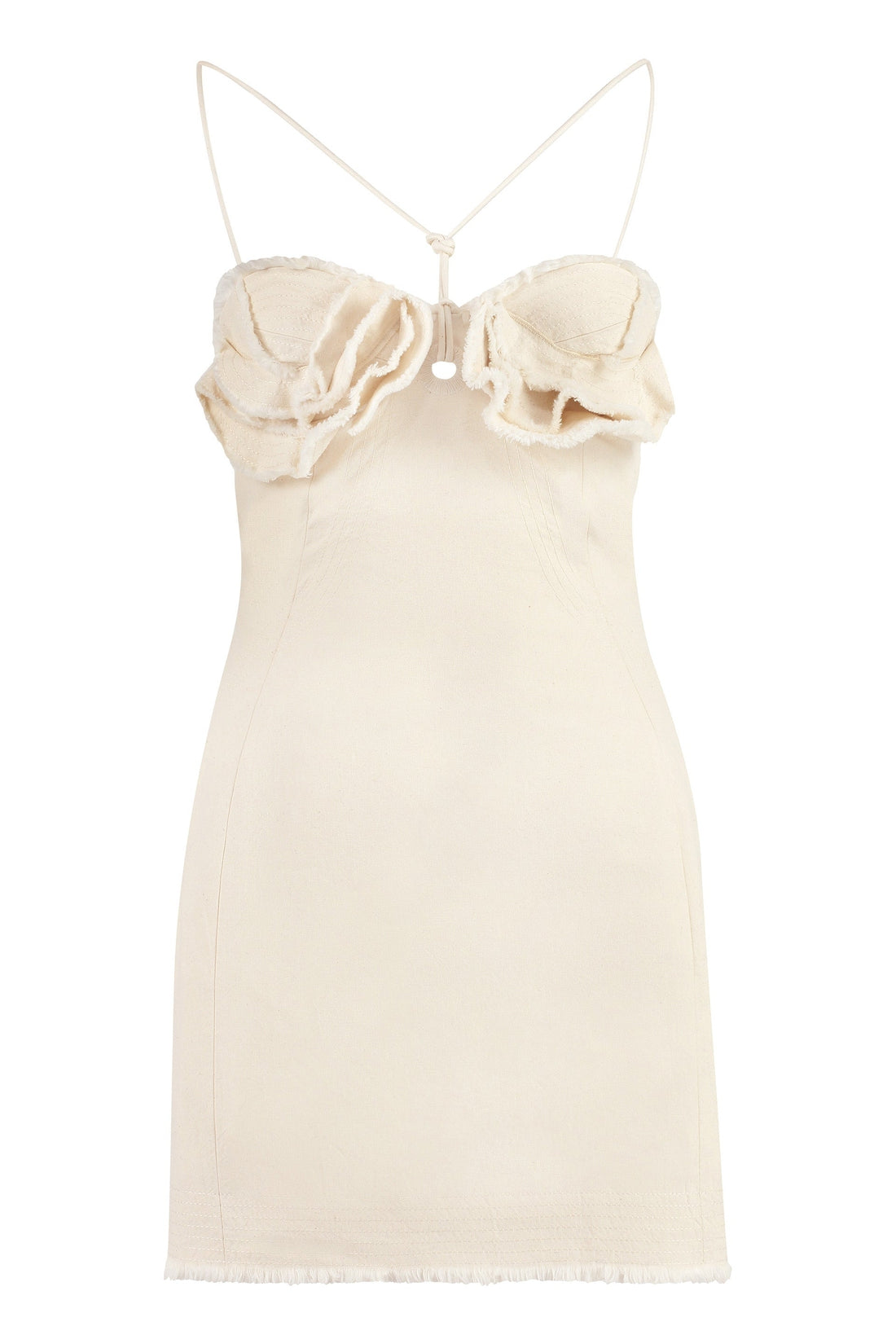 Jacquemus-OUTLET-SALE-Artichaut cotton mini-dress-ARCHIVIST