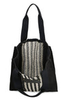 Isabel Marant-OUTLET-SALE-Aruba canvas and leather shopping bag-ARCHIVIST