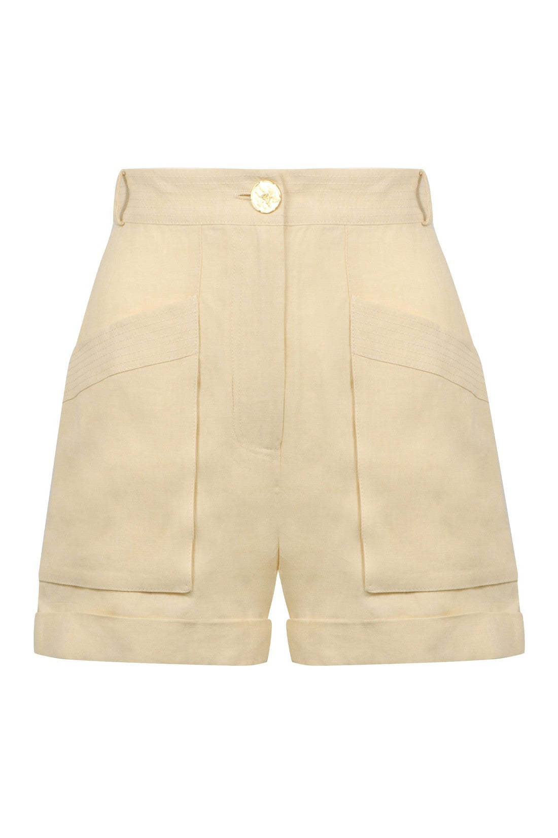 Le Kasha-OUTLET-SALE-Ashraf linen shorts-ARCHIVIST