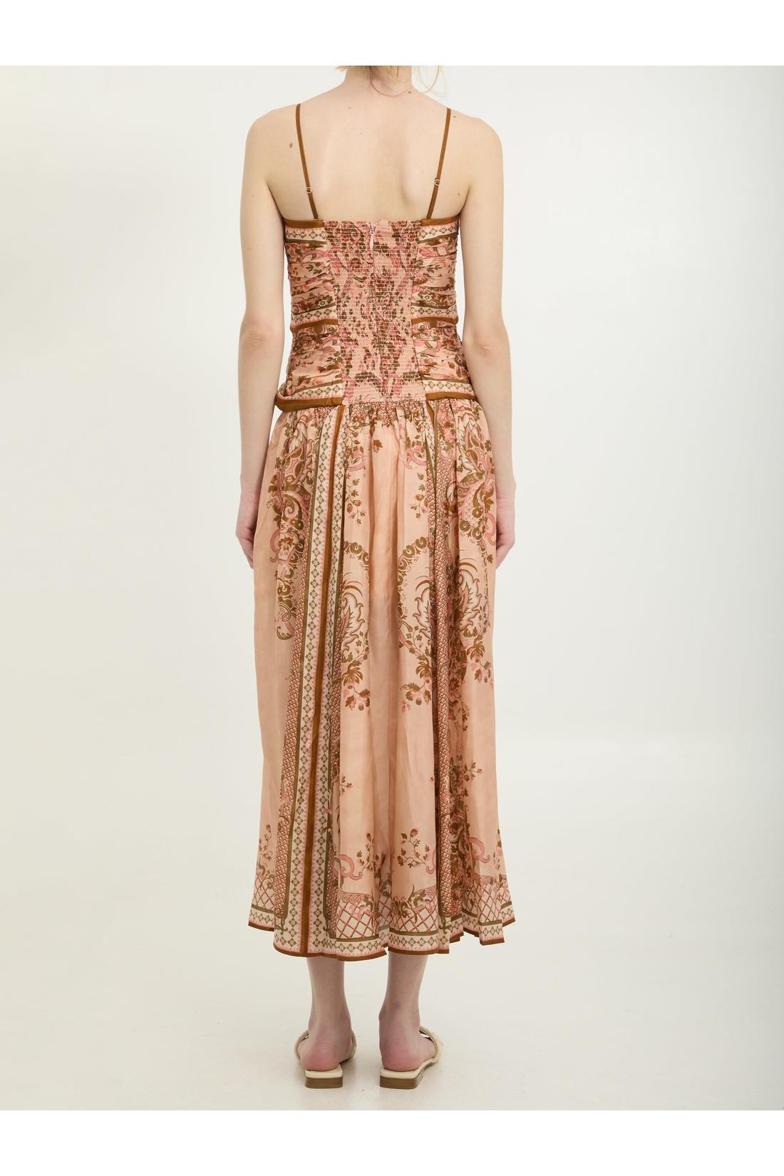 Zimmermann OUTLET | Aster scarf print midi dress im SALE | ARCHIVIST Zimmermann OUTLET | Aster scarf print midi dress im SALE | ARCHIVIST