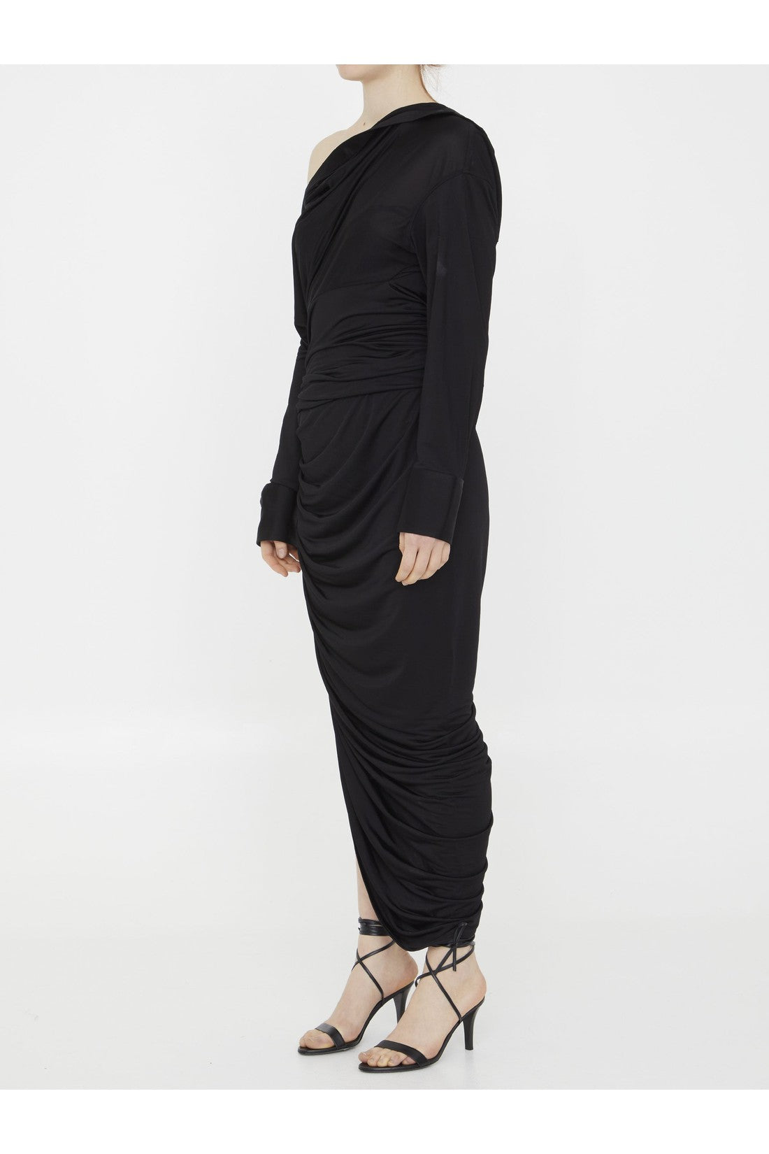 ALEXANDER WANG-OUTLET-SALE-Asymmetric draped dress-ARCHIVIST