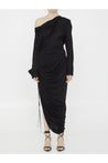 ALEXANDER WANG-OUTLET-SALE-Asymmetric draped dress-ARCHIVIST