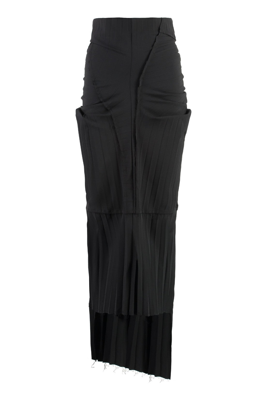 Talia Byre-OUTLET-SALE-Asymmetric midi-skirt-ARCHIVIST