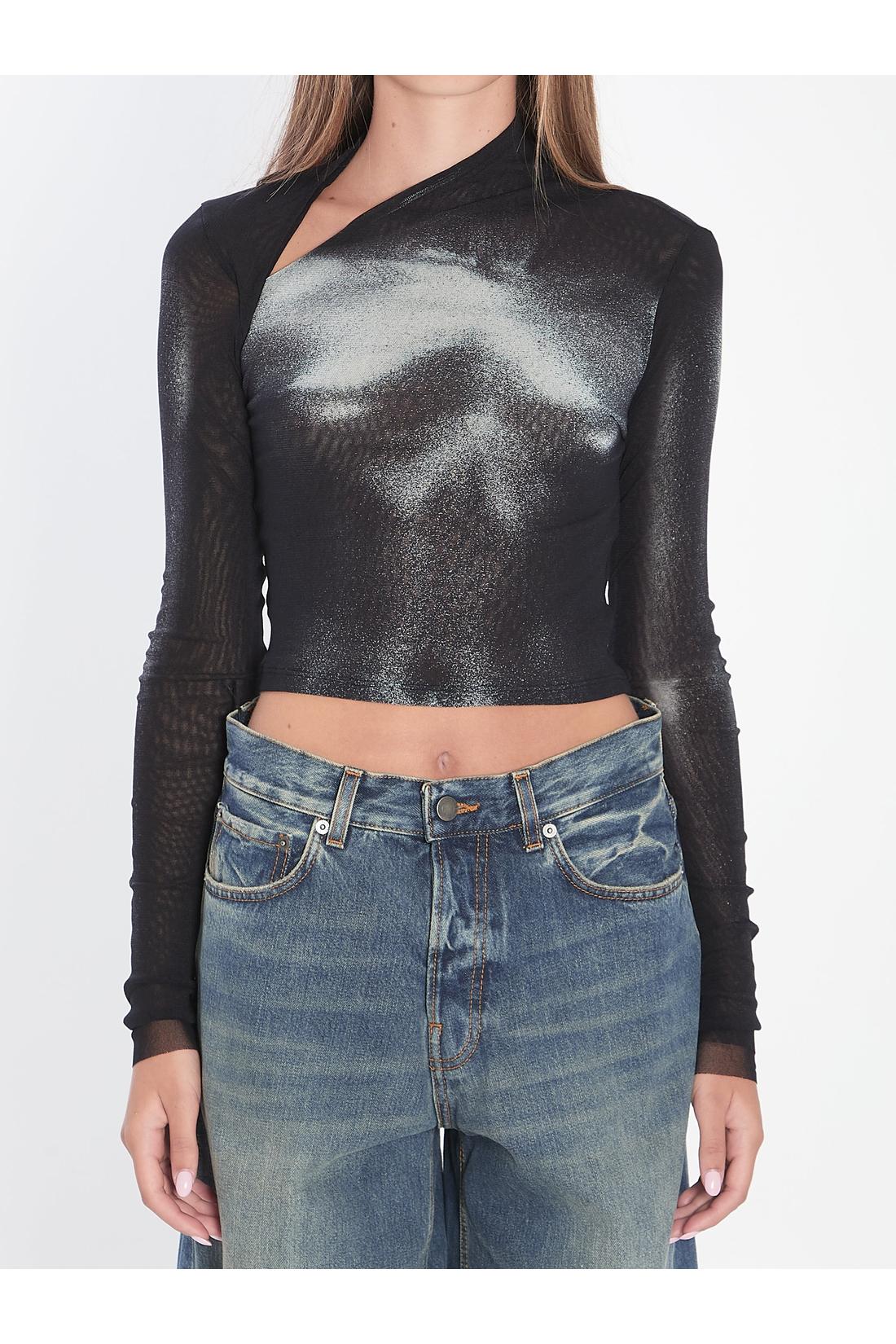 Jean Paul Gaultier-OUTLET-SALE-Asymmetric top Body Dust-ARCHIVIST
