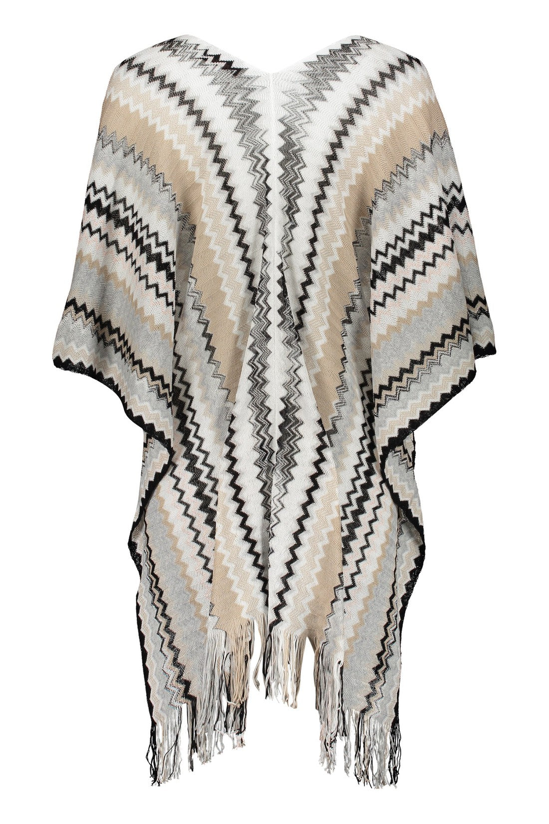 Missoni-OUTLET-SALE-Asymmetric wool cape-ARCHIVIST