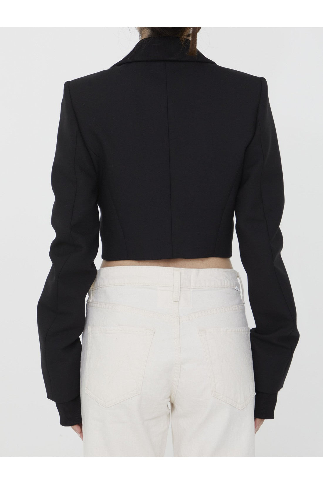 OFF WHITE-OUTLET-SALE-Asymmetrical cropped jacket-ARCHIVIST