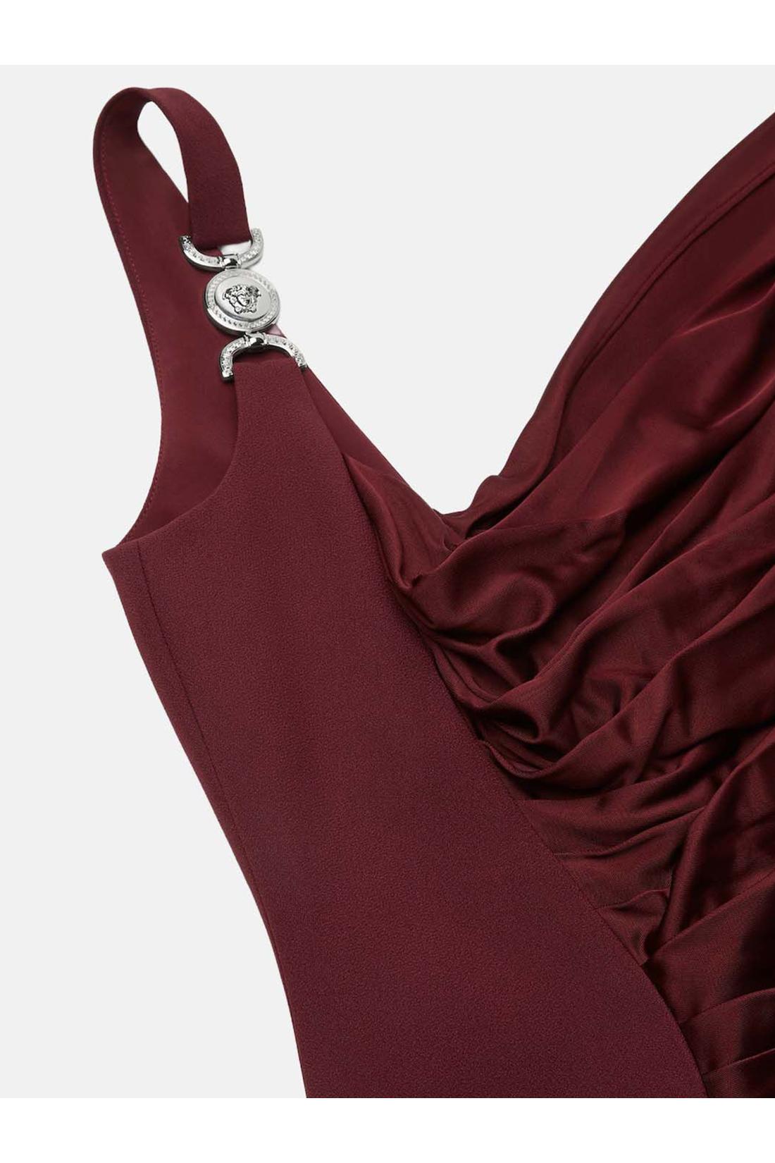 Versace-OUTLET-SALE-Asymmetrical evening dress-ARCHIVIST