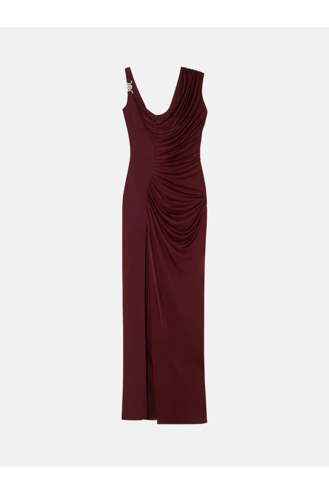 Versace-OUTLET-SALE-Asymmetrical evening dress-ARCHIVIST