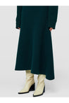 JIL SANDER-OUTLET-SALE-Asymmetrical green skirt-ARCHIVIST