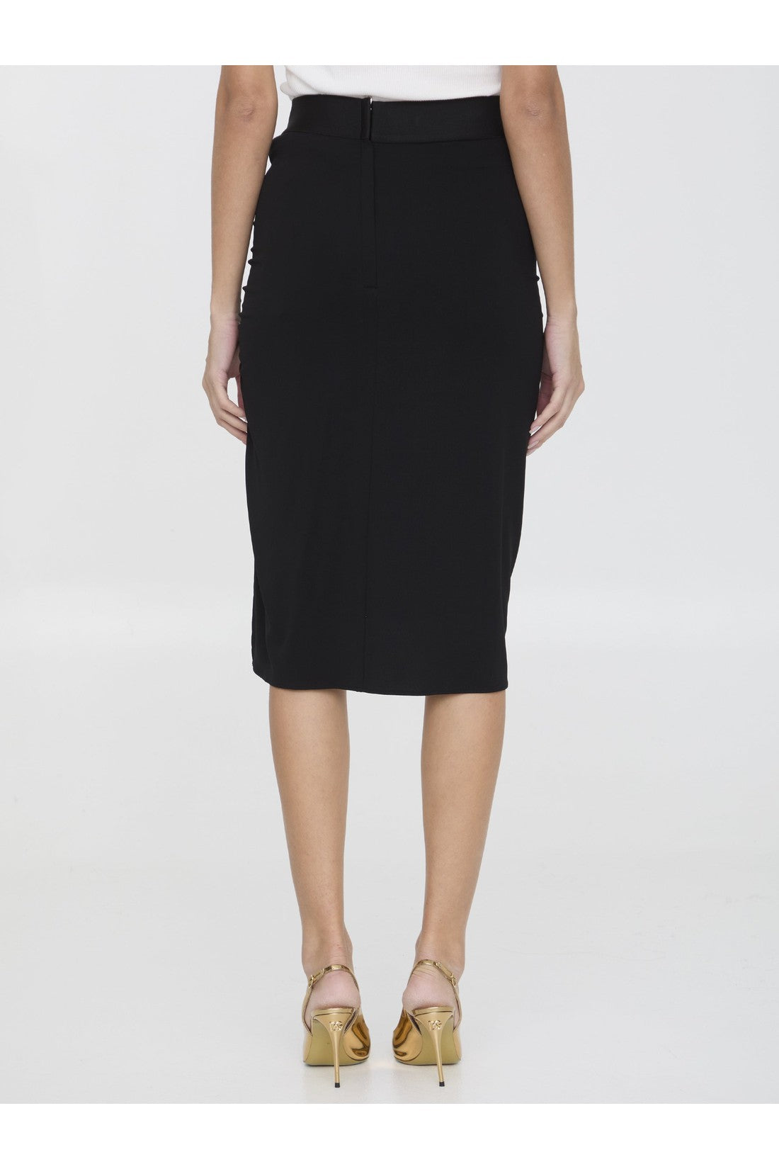 DOLCE&GABBANA-OUTLET-SALE-Asymmetrical skirt in jersey-ARCHIVIST