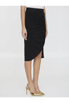 Dolce&Gabbana-OUTLET-SALE-Asymmetrical skirt in jersey-ARCHIVIST