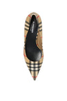 Burberry-OUTLET-SALE-Aubri 55 Vintage Check Leather Pumps-ARCHIVIST