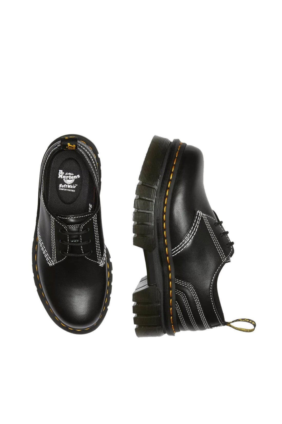 Dr. Martens-OUTLET-SALE-Audrick 3i Quilted Platform Shoes-ARCHIVIST