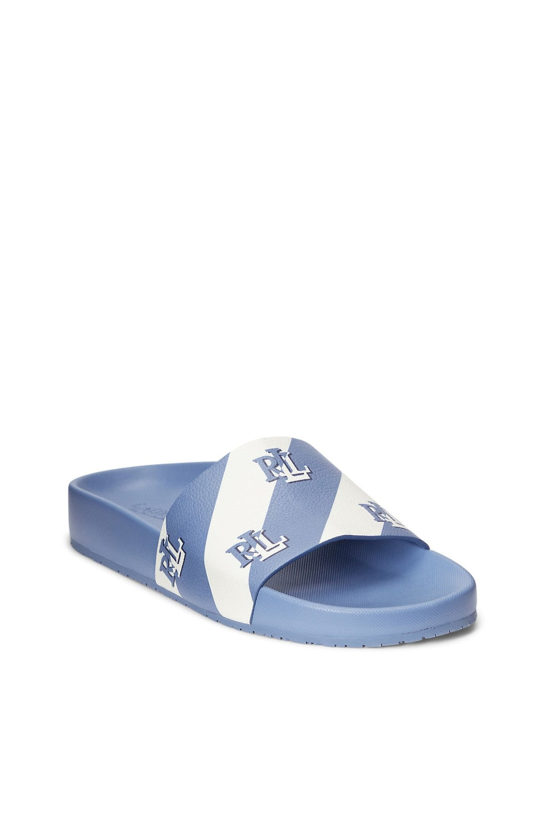 Ralph Lauren-OUTLET-SALE-Audrina Logo Slides Sandals-ARCHIVIST