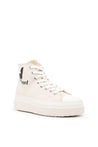 Isabel Marant-OUTLET-SALE-Austen Ecru High-Top Sneakers-ARCHIVIST