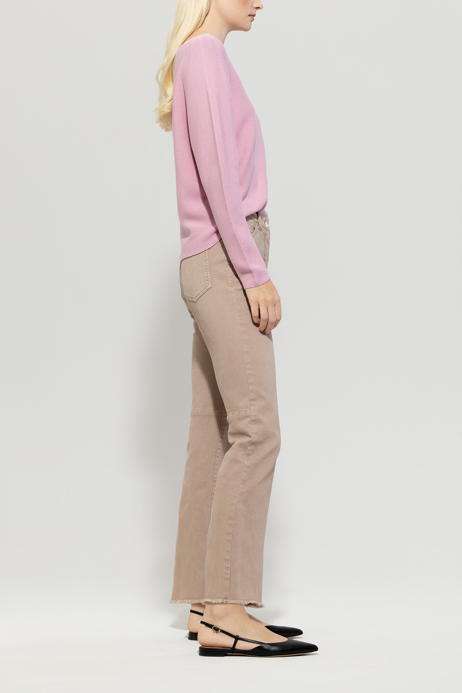 Luisa Cerano-Authentic-Babyflare-Denim-Hosen-Black-Deal-Outlet-by-ARCHIVIST