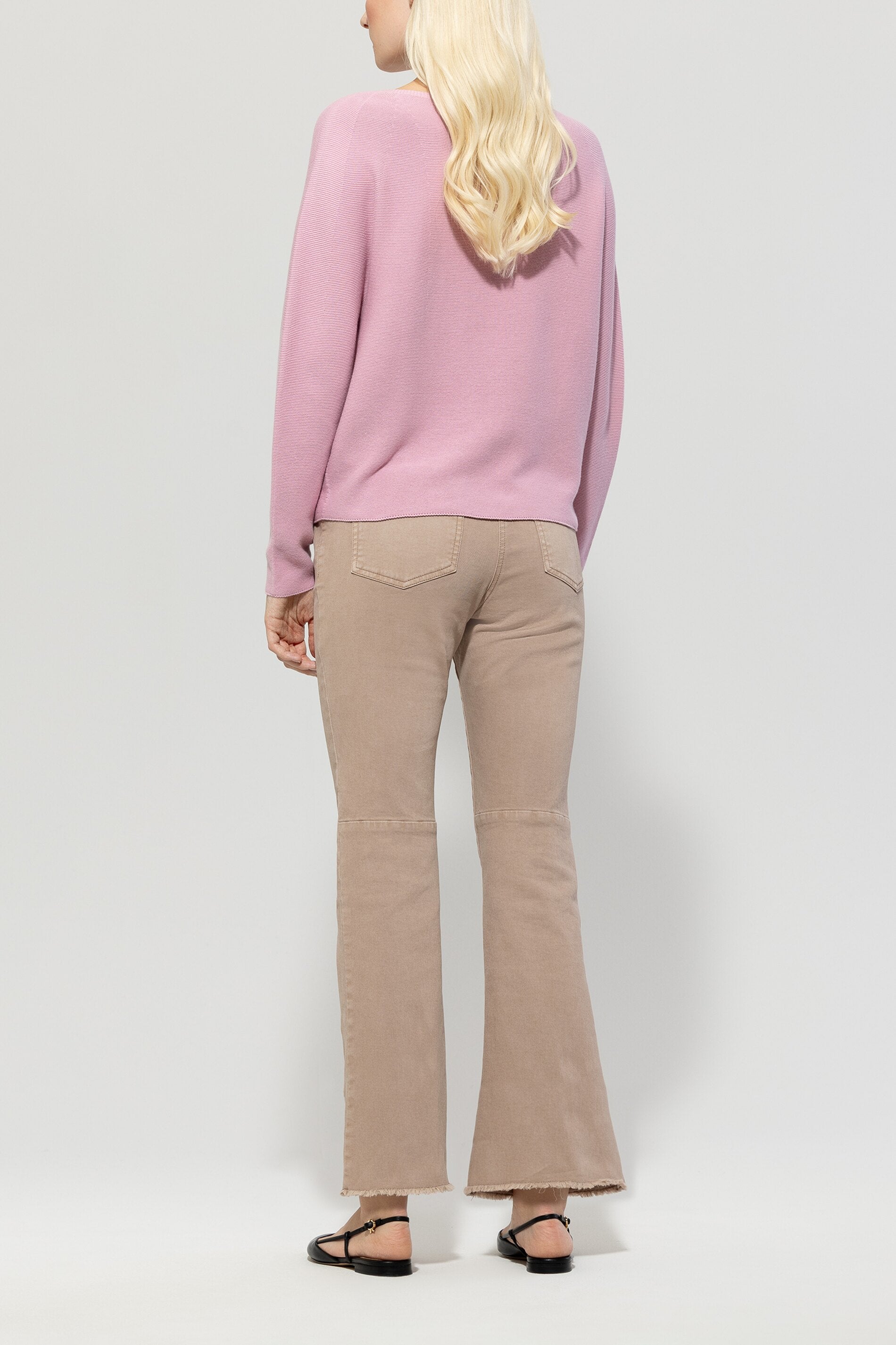 Luisa Cerano-Authentic-Babyflare-Denim-Hosen-Black-Deal-Outlet-by-ARCHIVIST