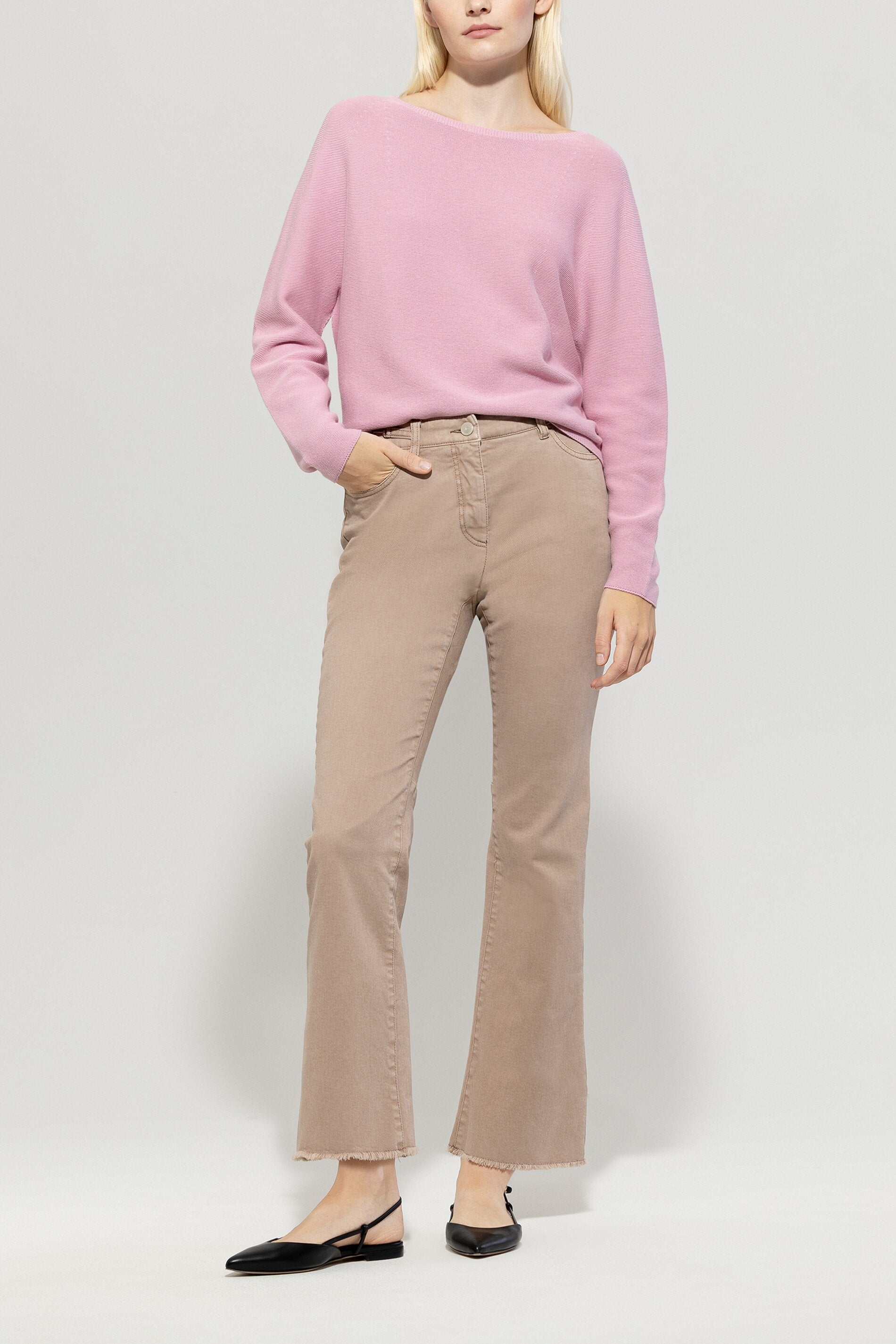 Luisa Cerano-Authentic-Babyflare-Denim-Hosen-Black-Deal-Outlet-by-ARCHIVIST