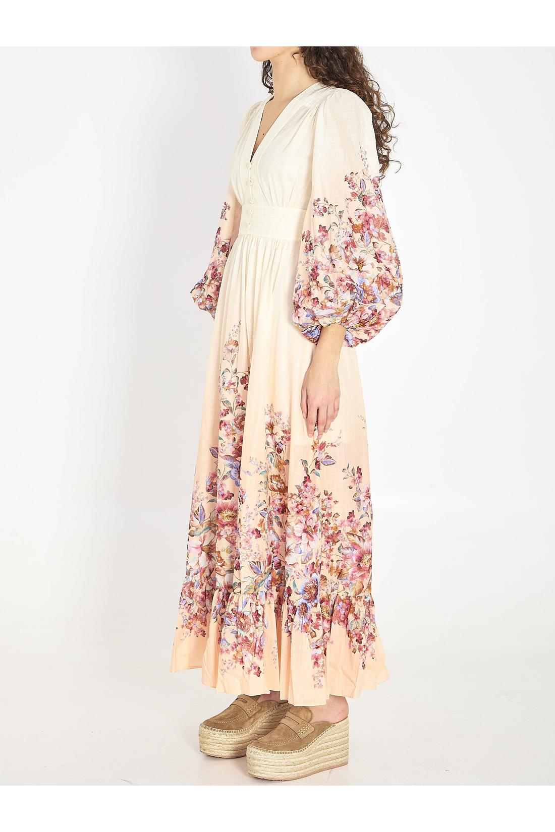 Zimmermann-OUTLET-SALE-Awaken Plunge maxi dress-ARCHIVIST