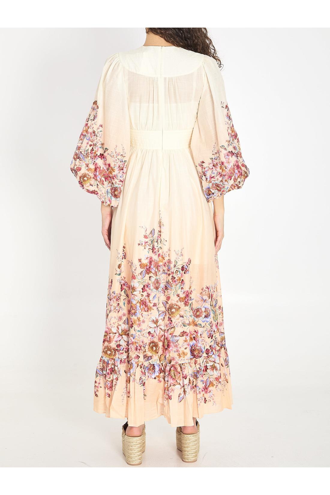 Zimmermann-OUTLET-SALE-Awaken Plunge maxi dress-ARCHIVIST