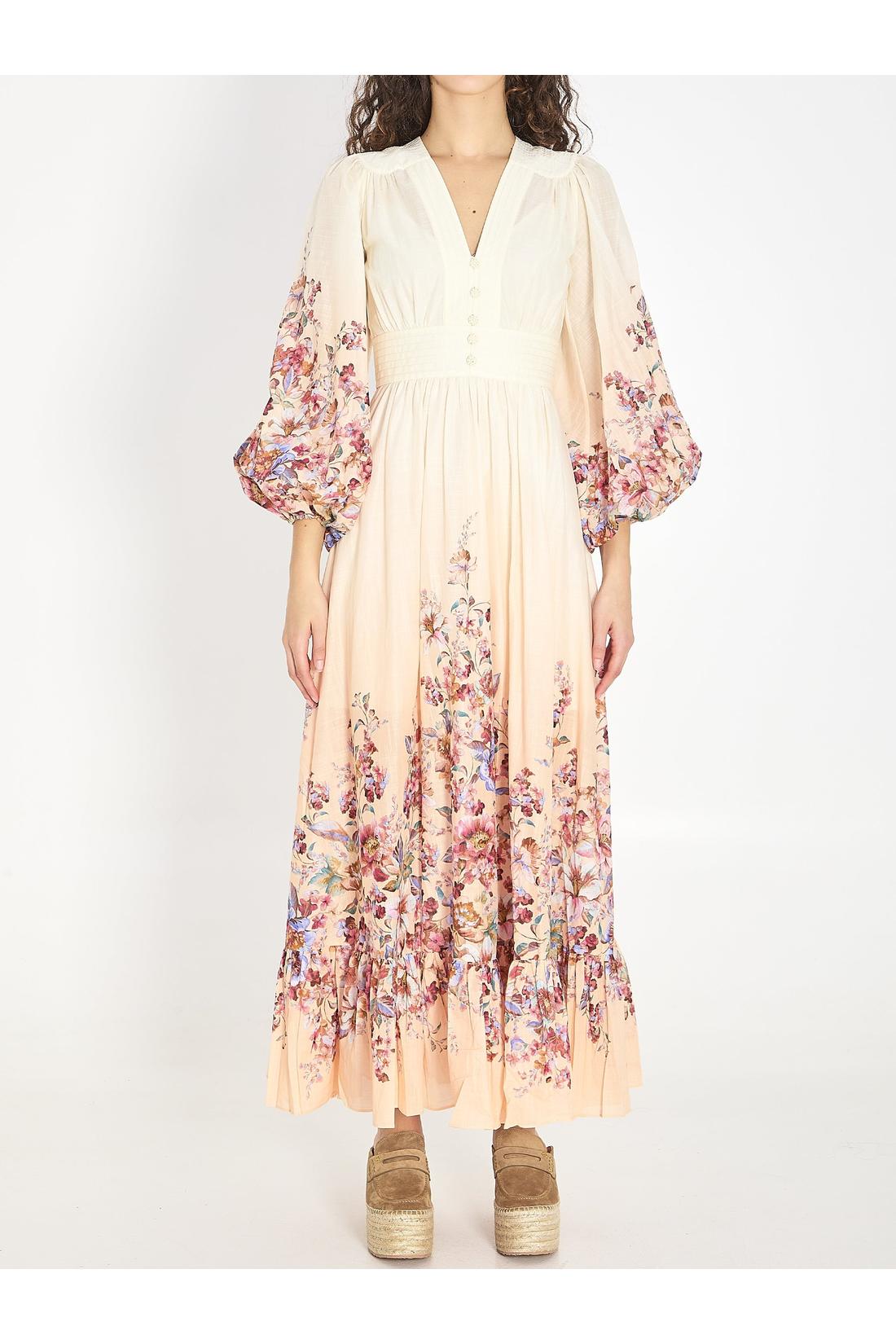Zimmermann-OUTLET-SALE-Awaken Plunge maxi dress-ARCHIVIST
