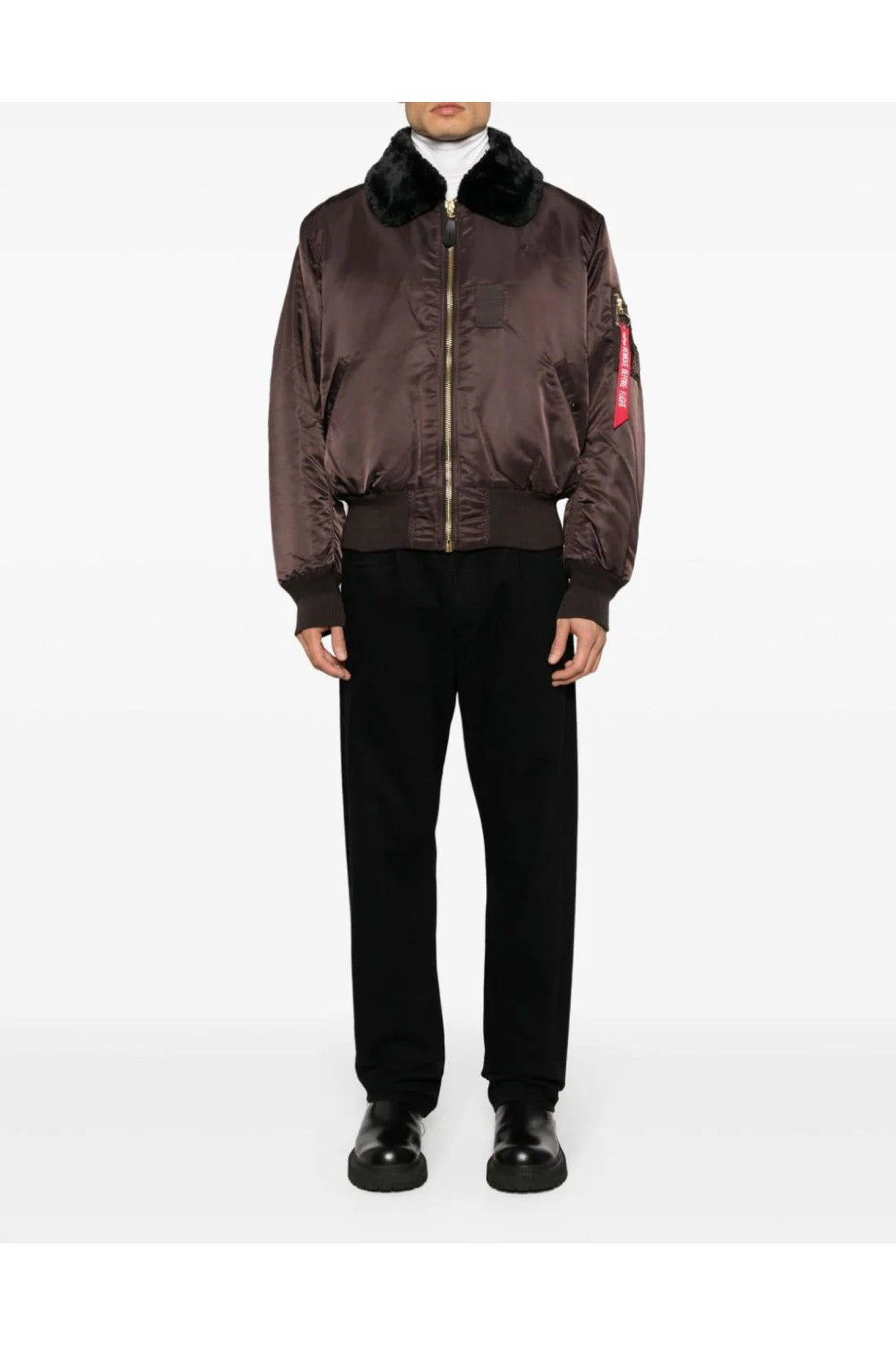 Alpha Industries-OUTLET-SALE-B-15 Aviator Bomber Jacket-ARCHIVIST