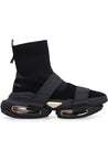 Balmain-OUTLET-SALE-B Bold leather high-top sneakers-ARCHIVIST