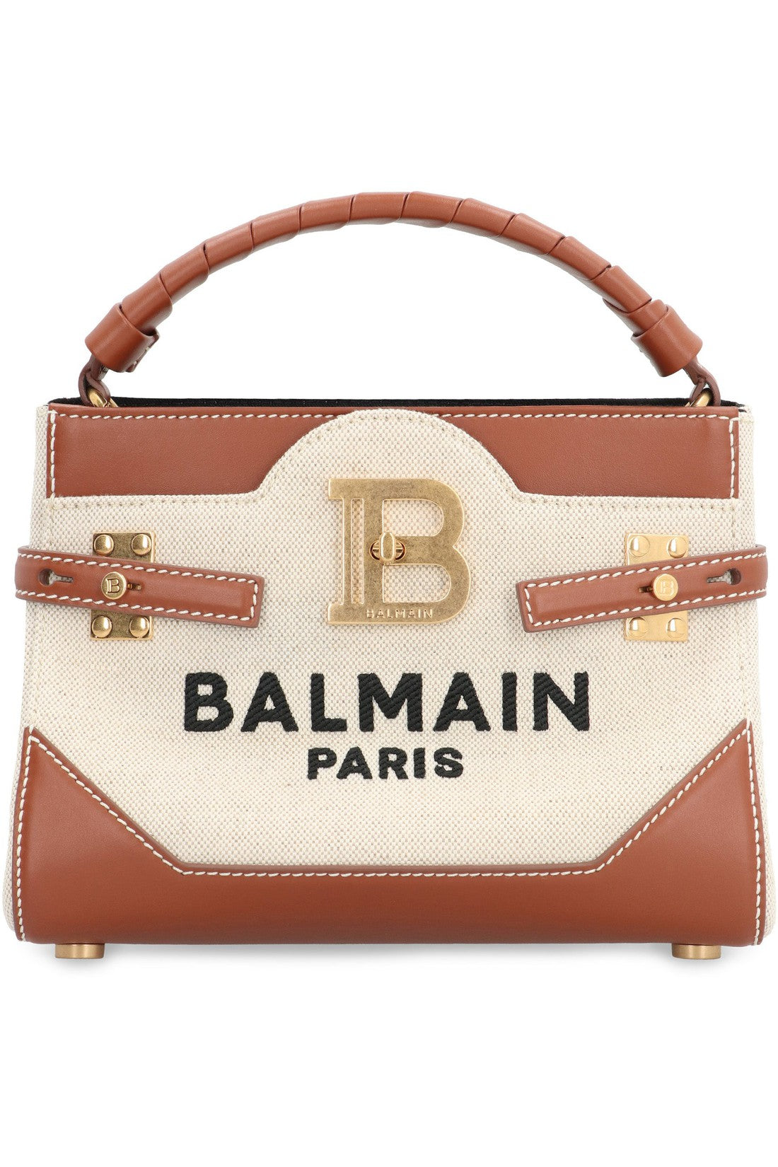 Balmain-OUTLET-SALE-B-Buzz 22 canvas handbag-ARCHIVIST