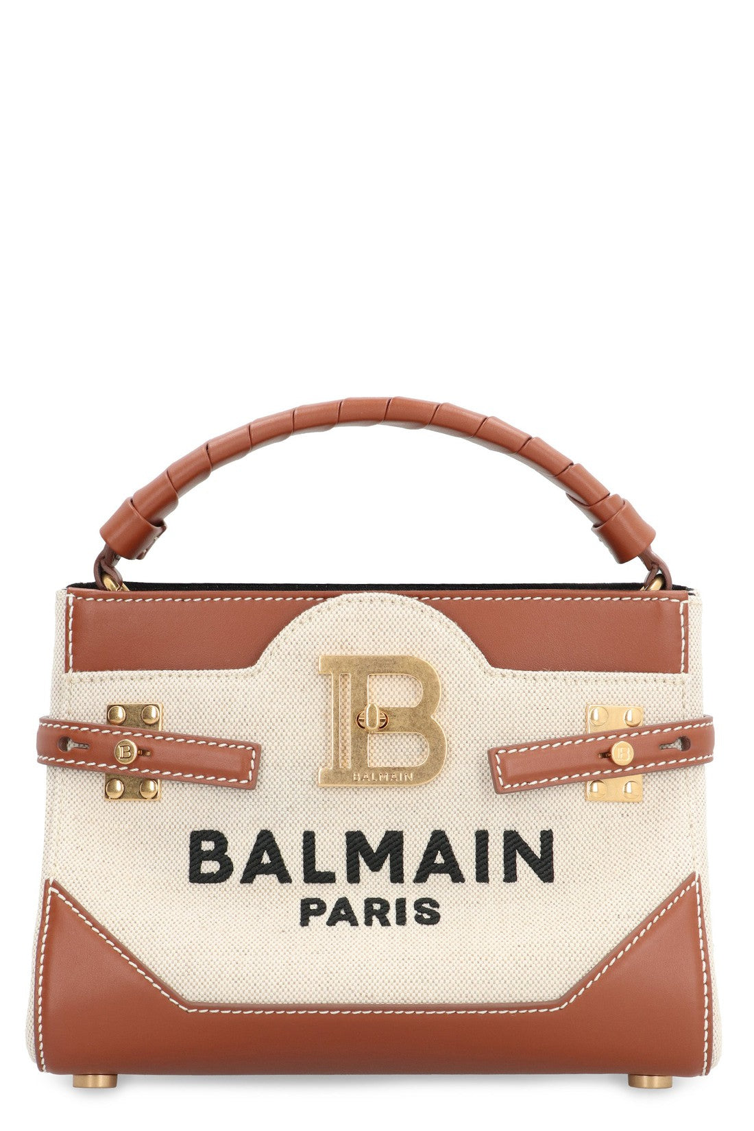 Balmain-OUTLET-SALE-B-Buzz 22 canvas handbag-ARCHIVIST