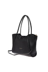 Baldinini-Shoulder bag in black tumbled leather-Accessories-Black-Deal-Outlet-by-ARCHIVIST