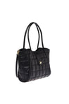 Baldinini-Shoulder bag in black quilted leather-Accessoires-Black-Deal-Outlet-by-ARCHIVIST