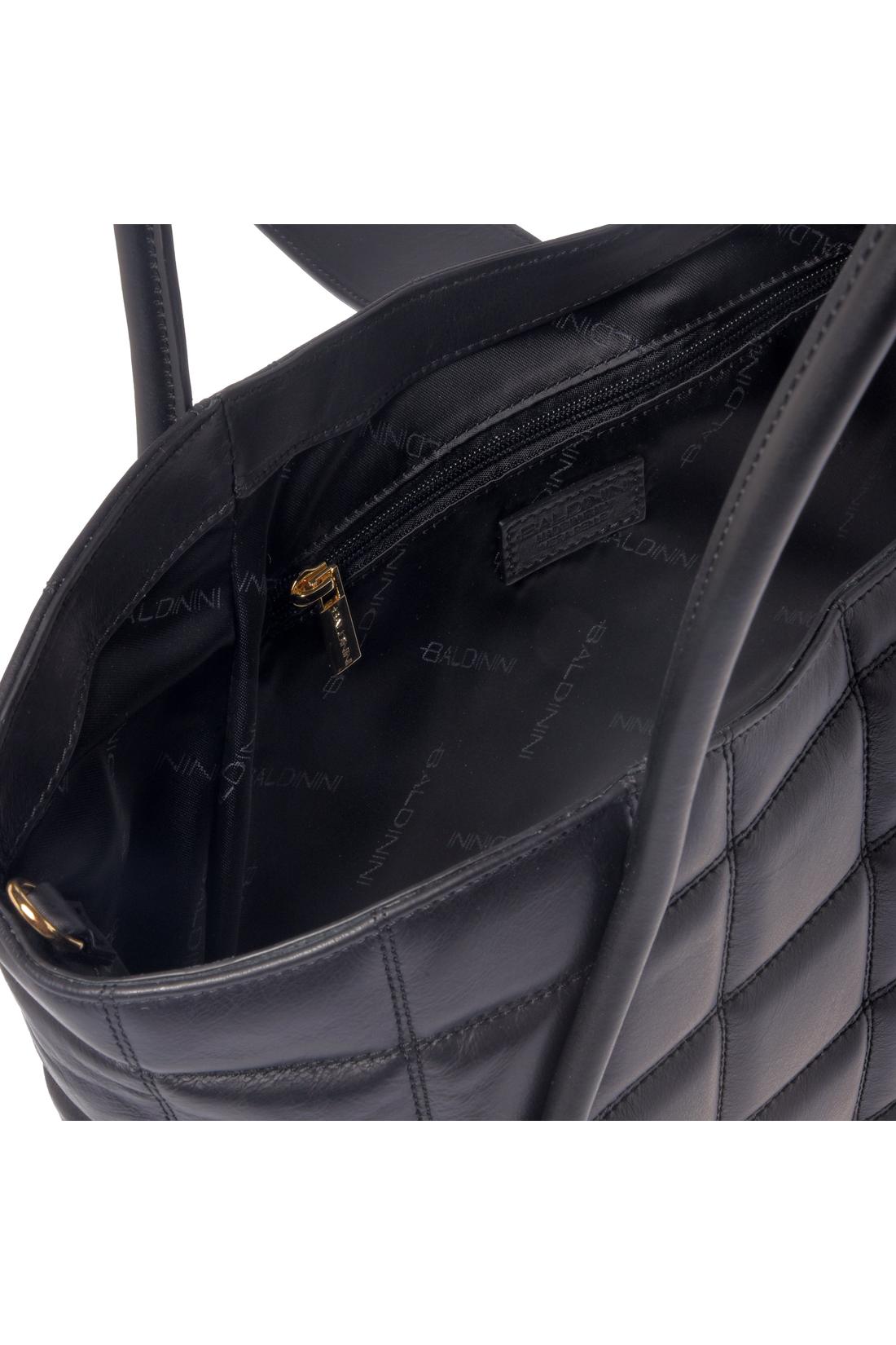 Baldinini-Shoulder bag in black quilted leather-Accessoires-Black-Deal-Outlet-by-ARCHIVIST